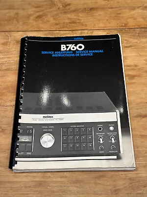 Kaufen Revox B760 Original Service Manual LIKE NEW • 50€