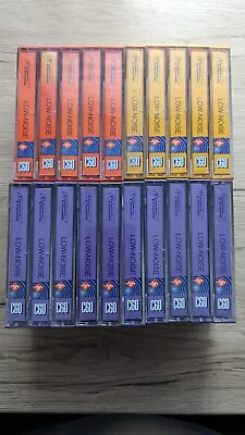 Kaufen AGFA C60 - 20 Stück - MC Audiokassette Kassette - Konvolut - Lila Orange Gelb • 55€