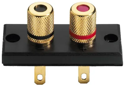 Kaufen Monacor ST-925GM - Lautsprecher Terminal, Vergoldeter Vollmetallanschluss • 11.49€