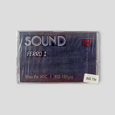 Kaufen SOUND Ferro I 60 | MC Audiokassette Leerkassette 60 M. | NEU OVP In Folie • 6.99€