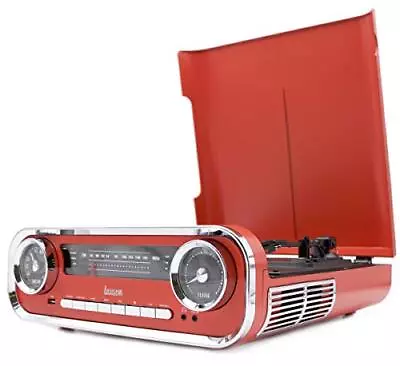 Kaufen Retro Plattenspieler Mit Lautsprecher Bluetooth Musikanlage Aux Radio USB • 178.77€