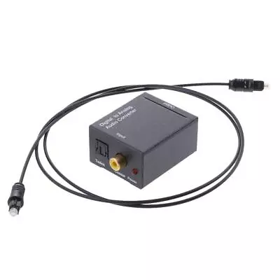 Kaufen Digital Optical Coax Zum Analogen RCA-Audio-Konverter-Adapter Mit Faserkabel • 10.46€