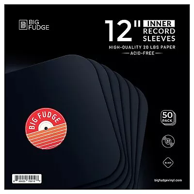 Kaufen BIG FUDGE Vinyl Schallplatten Hüllen - 7 Inch X 50 Stück - Extra Starke & • 7.39€
