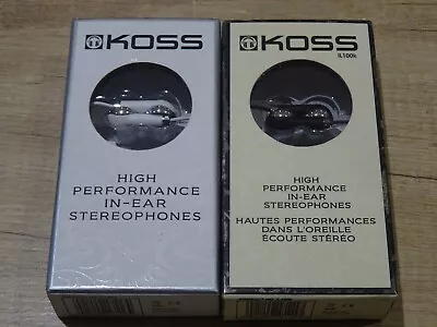 Kaufen Koss IL100 In-Ear Kopfhörer X 2 Sets. Weiß/schwarz • 23.20€