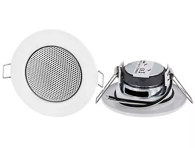 Kaufen Einbau Lautsprecher Vollmetall 3W - Snap-In-Technik - Halogen-Look - Decke Wand • 12.90€