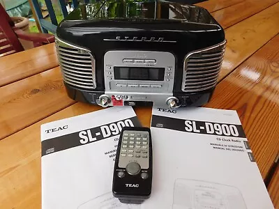 Kaufen TEAC SL - D900 CD/MP3 Clock Radio Mit USB Und Fernbedienung , Retro Look • 69€