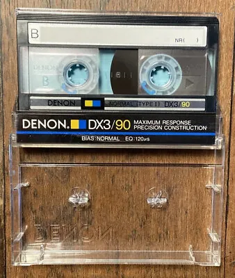 Kaufen Denon DX3/90 Normal Type I Audio Kassette Cassette Tape - Bitte Lesen • 24.95€