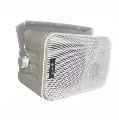 Kaufen Lautsprecher/Boxen Mit Halterung - Weiß - Garagen Lautsprecher - 3-Wege Boxen • 46.50€