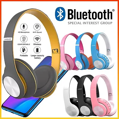 Kaufen Kabellose Bluetooth Kopfhörer 5.1 Over-Ear Rauschunterdrückung Alle Geräte 66BT UK • 14.33€