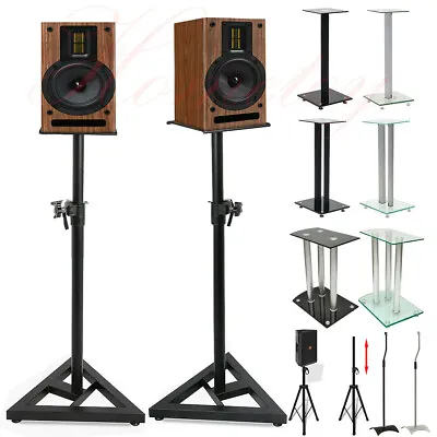 Kaufen 2er Lautsprecherständer Lautsprecher Boxen Ständer Stativ Podest Hochständer • 48€
