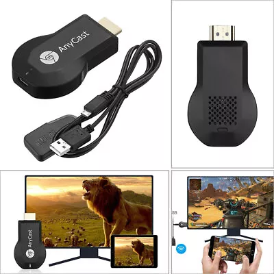 Kaufen AnyCast WiFi Wireless Chromecast Airplay Dongle 1080P HD HDMI TV Stick DLNA USB • 14.85€