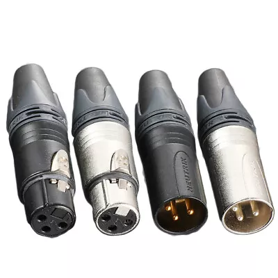 Kaufen XLR Stecker NC3MXX XLR 3 Pol Stecker Mikrofon Audio Buchse Adapter • 14.38€