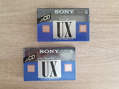 Kaufen Sony UX 60 Tapes Kassetten IEC II 2 Stück OVP • 4€