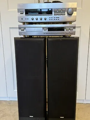 Kaufen HiFi  Set Yamaha Natural Sound RX-396 RDS Mit Yamaha CD Player Und Yamaha Boxen • 120€
