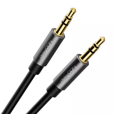 Kaufen AUX Kabel 3,5mm Stereo Klinke Audio Klinkenkabel HiFi Receiver Handy Tablet Auto • 4.99€