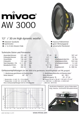Kaufen Mivoc AW3000 • 89.99€
