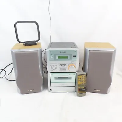 Kaufen Sharp Micro Component Hifi-System XL - 30H (WL) & Lautsprecher Modell CP-XL40H • 46.65€