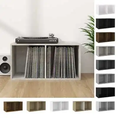 Kaufen Vinyl Aufbewahrungsbox Holzwerkstoff Schallplatten Regal Mehrere Farben VidaXL • 44.99€