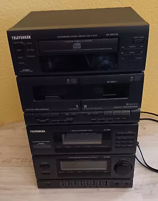 Kaufen Telefunken CL 3000 Stereoanlage Mit Boxen, Kassette/CD / Receiver / Radio / HiFi • 59€