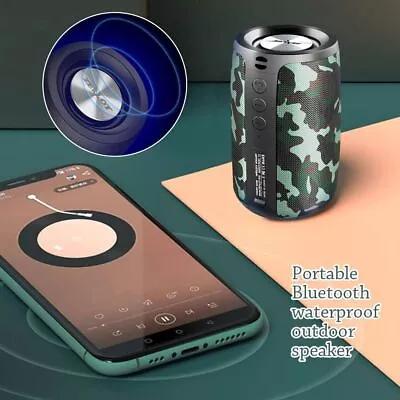 Kaufen Musik Surround Bluetooth-Lautsprecher Tragbar Outdoor Sound Box Neu Subwoofer • 30.21€
