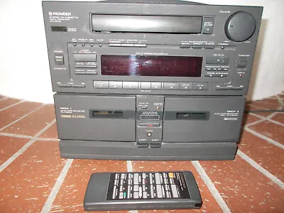 Kaufen Steroo HiFi Anlage Pioneer XR-P500 Fernbedienung CD Doppel Cassetten Teildefekt • 59.90€