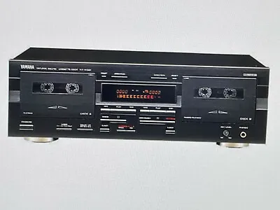 Kaufen YAMAHA Natural Sound Doppel Cassetten Deck KX-W321 - Inkl. Bedienungsanleitung • 99.99€