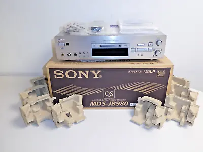 Kaufen Sony MDS-JB980 High-End MiniDisc Recorder Silber In OVP, FB&BDA, 2J. Garantie • 1,699.99€