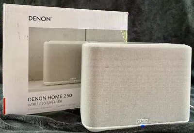 Kaufen DENON Home 250 Weiß Streaming-Lautsprecher (Multiroom, WLAN, AirPlay 2, BT) • 199€