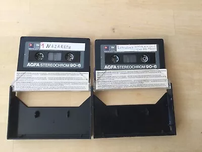 Kaufen 2 Agfa Stereochrom 90+6  Musikkassetten Bespielt Und Gebraucht • 4€