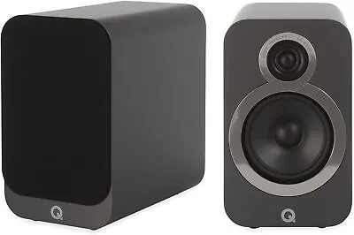 Kaufen Q Acoustics 3020i Home Audio Kompakte Bücherregal-Lautsprecher - Graphitgrau (Paar) • 284.57€