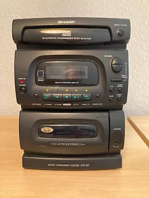 Kaufen SHARP Hi-Fi Micro Anlage Stereoanlage CD Kassette Radio CD-Q5H, • 15.99€