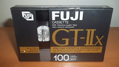 Kaufen FUJI GT-IIx 100 Audiokassette NEW/NEU Sealed! Made In Japan  MC! AXIA! • 15€