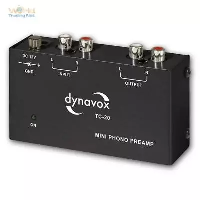 Kaufen Dynavox TC-20 Phono Vorverstärker Adapter Plattenspieler Zu Verstärker, Fono ;-) • 30.99€