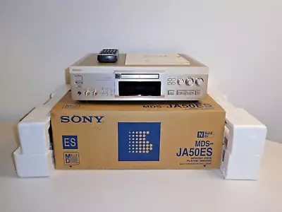 Kaufen Sony MDS-JA50ES High-End MiniDisc-Recorder Champagner, OVP&NEU, 2 Jahre Garantie • 2,999.99€