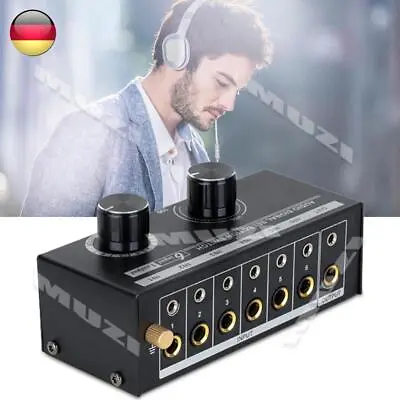 Kaufen 6 In 1 Out Audio Switcher Black Audio Signal Selection Switch Audio Selector Box • 23.79€