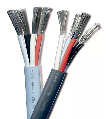 Kaufen Supra Cables Rondo Lautsprecherkabel 4 X 2,5mm², - Meterware Anthrazit • 13.90€