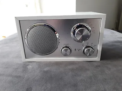 Kaufen Terris Küchenradio Nostalgie Retro Radio Holzgehäuse Bluetooth AUX UKW FM Weiß • 24€