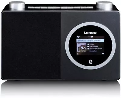 Kaufen Lenco A003244 DIR 70 - Tragbares Internetradio -DAB+Radio-RetroDigitalradio-WLAN • 63.62€