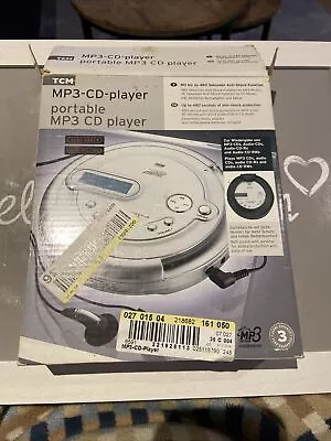 Kaufen TCM Discman MP3 CD Player In OVP + Transporttasche • 14€