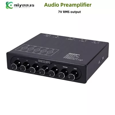 Kaufen EQ500 HiFi Audio Preamplifier 5-Segment EQ Tuning Audio Processor Effector Mixer • 66.66€