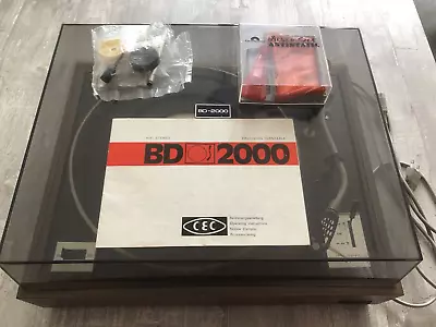 Kaufen CEC Plattenspieler BD 2000 Aus Erstbesitz Inkl. Bedienungsanleitung Und Zubehör • 160€