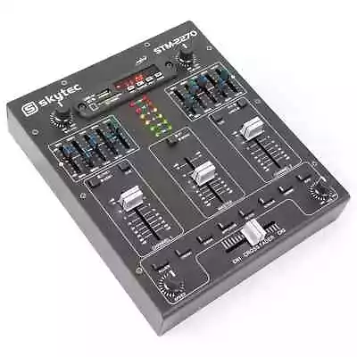 Kaufen 4 Kanal Mixer Dj Mischpult Bluetooth Usb & Sd Mp3 5 Band Equalizer Sound Effekte • 114.99€