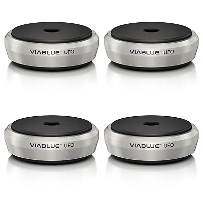 Kaufen VIABLUE ™ UFO XL Absorber Für Lautsprecher & Hifi Geräte 4er Set Silber | 50325 • 159.98€