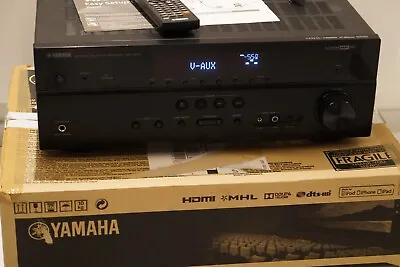 Kaufen YAMAHA RX-V475 Natural Sound AV Receiver LAN Netzwerk Spotify Dts HD HDMI Verstä • 135€
