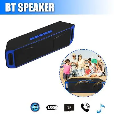 Kaufen Kabelloser LAUTER Bluetooth Lautsprecher Wasserdicht Stereo Bass Hotsale USB/TF/FM P0W7 • 9.83€
