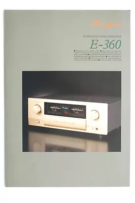Kaufen Prospekt   ACCUPHASE E-360 • 15€