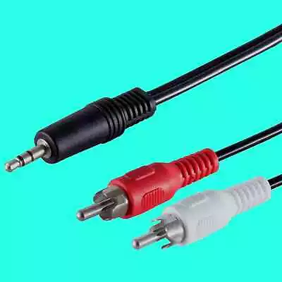 Kaufen Adapter Klinke Kabel Stecker Aux 3,5mm Stereo Zu 2 Cinch Stecker 1,5m - 15m  • 6.45€
