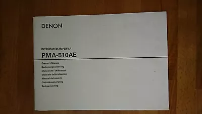 Kaufen Denon PMA-510AE  Bedienungsanleitung Operating Instuctions Manual • 2€