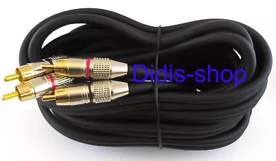 Kaufen Chinch Audio Kabel High End 7m Hifi 99,99% Kupfer Cinchkabel Cinch  • 19€