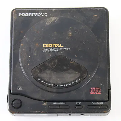 Kaufen Tragbarer CD Player Recorder Profitronic CD Player WCD-2 Schwarz Defekt • 34.99€